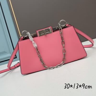 cheap quality Fendi Bags Peekaboo 2023 spring rose